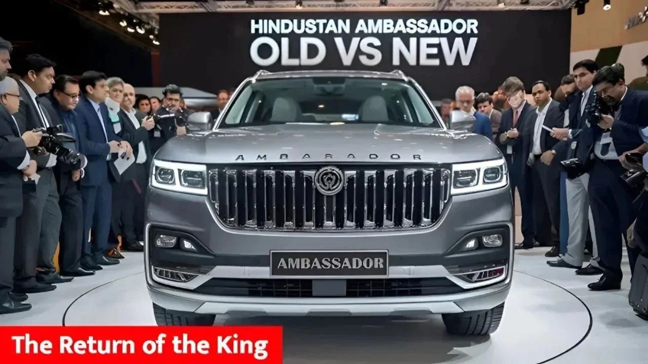 Hindustan Ambassador 2026 Launched – A Legendary Indian Icon Reborn with Modern Design, New-Age Power and Advanced Technology